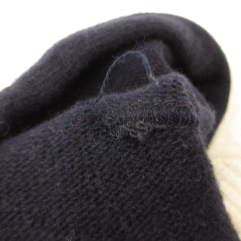 【中古】PREMIUM MOOD DENIM SUPERIOR | プレミアムムードデニムスペリオール ORTIGIA バイカラー ニット パーカー パーカー 741MG ベージュ サイズ:L
