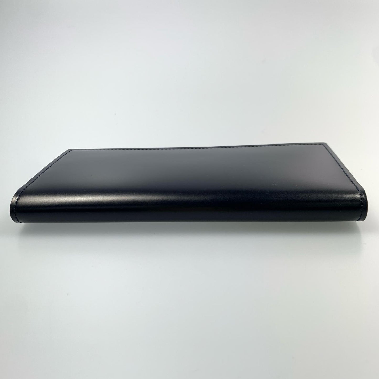 【中古】GANZO | ガンゾ CORDOVAN 通しマチ長財布 札入れ WGAN 57878 ネイビー