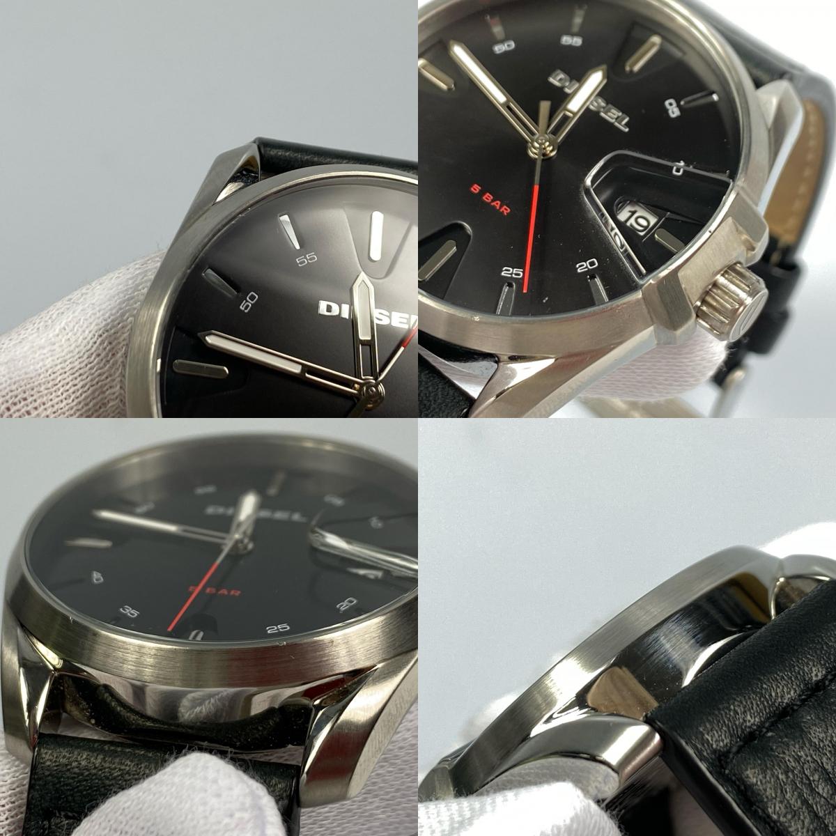 【中古】DIESEL | ディーゼル MS9 腕時計 DZ-1862 アナログクォーツ シルバー