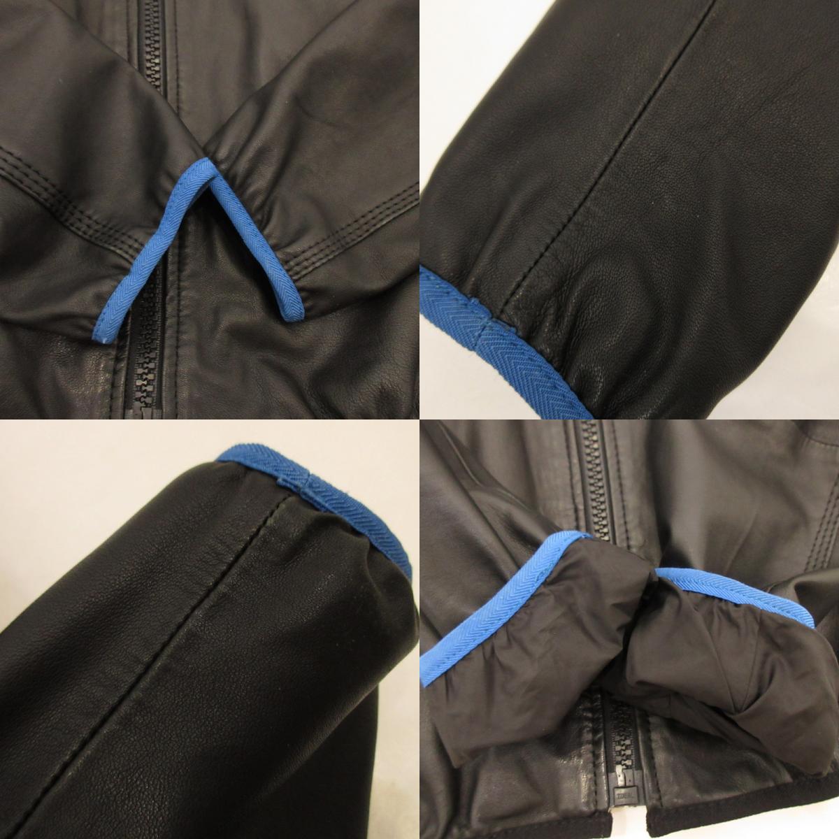 【中古】DIESEL | ディーゼル レザー ブラック サイズ:S