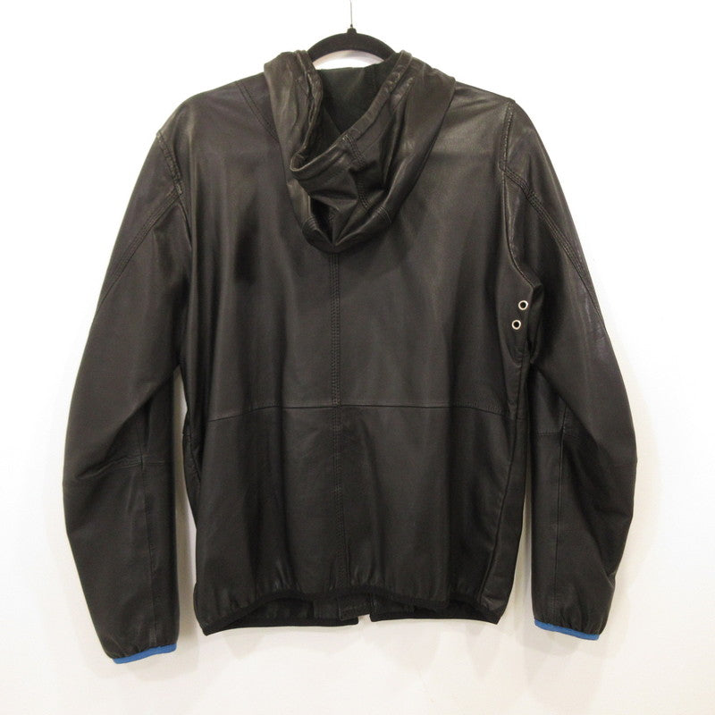 【中古】DIESEL | ディーゼル レザー ブラック サイズ:S