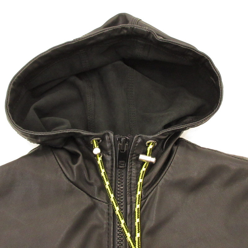 【中古】DIESEL | ディーゼル レザー ブラック サイズ:S