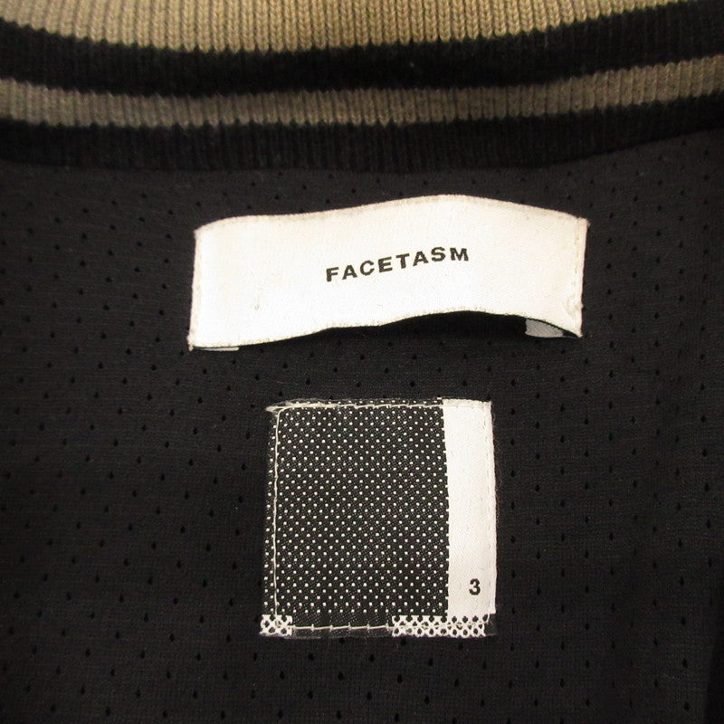 【中古】FACETASM | ファセッタズム MIX-PULLOVER JACKET その他アウター MRC-JK-M07 ブラック