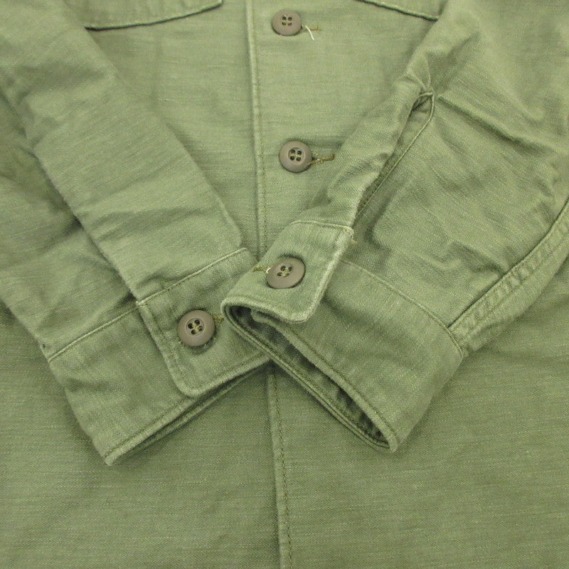 【中古】orSlow | オアスロウ US ARMY FATIGUE SHIRT 長袖シャツ オリーブ サイズ:2