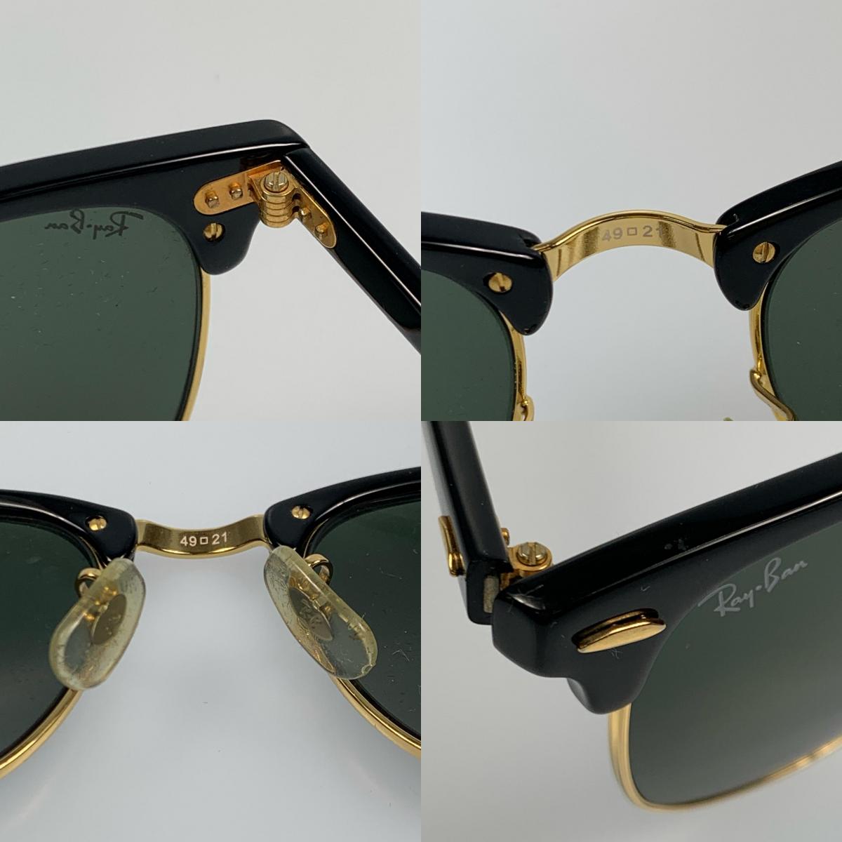 【中古】RAY BAN | レイバン ClUBMASTER サングラス RB3016 サイズ:49□21