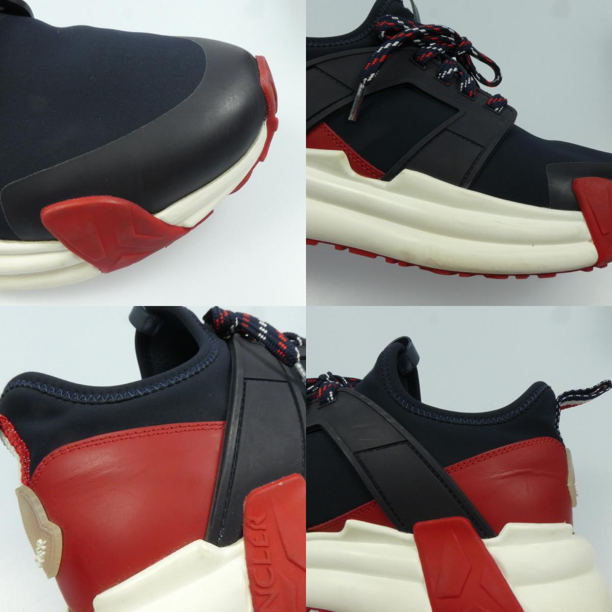 【中古】MONCLER | モンクレール LUNAROVE スニーカー 4M00300 P74 ネイビー 26cm