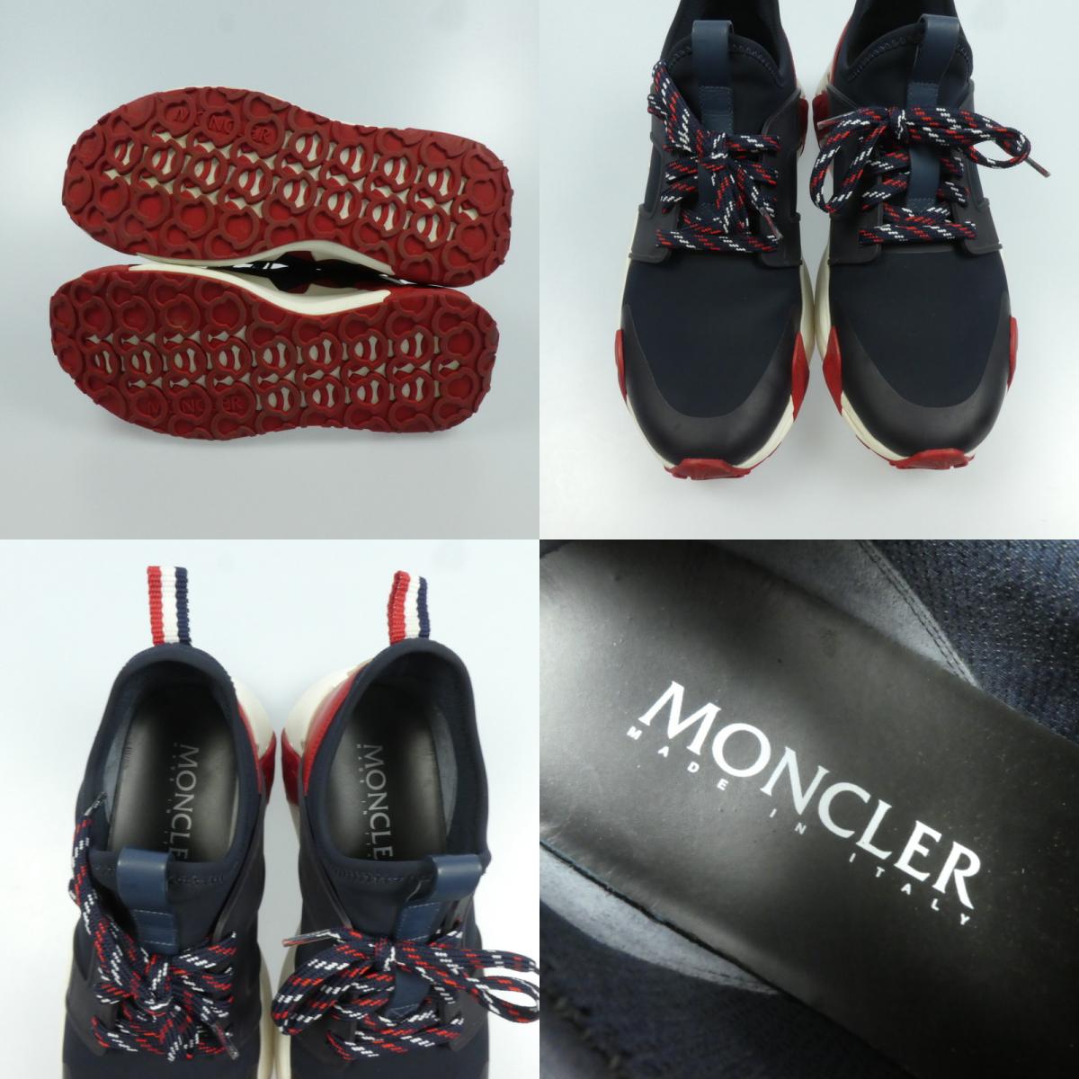 【中古】MONCLER | モンクレール LUNAROVE スニーカー 4M00300 P74 ネイビー 26cm