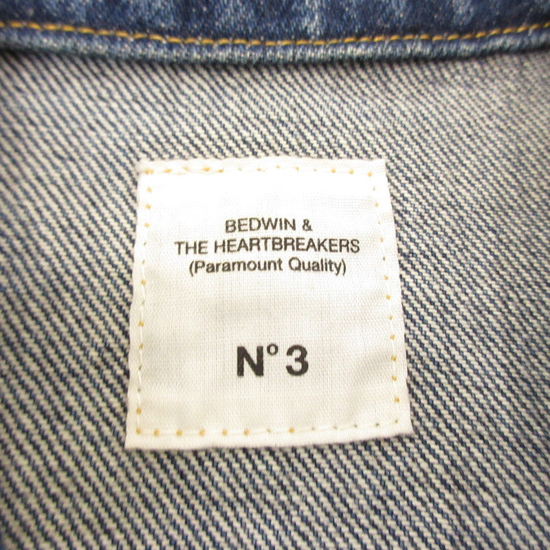 【中古】BEDWIN | ベドウィン DENIM COAT FD BASQUIAT その他アウター ブルー サイズ:3