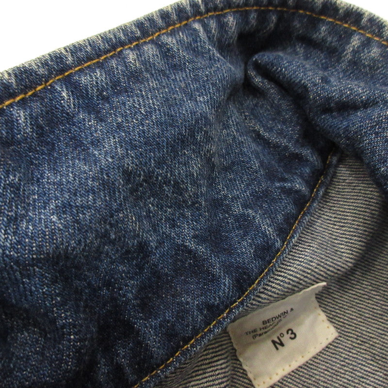 【中古】BEDWIN | ベドウィン DENIM COAT FD BASQUIAT その他アウター ブルー サイズ:3