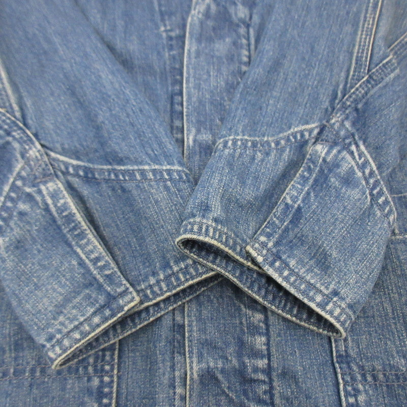 【中古】N.HOOLYWOOD | エヌハリウッド DENIM CHESTER COAT その他アウター 672-LE01-071 ブルー サイズ:38