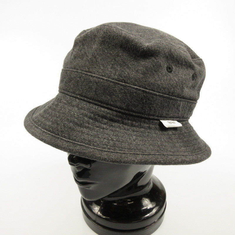 【中古】W)TAPS | ダブルタップス BUCKET 01 / HAT / COTTON. DENIM. SIGN ハット 241HCDT-HT09 グレー