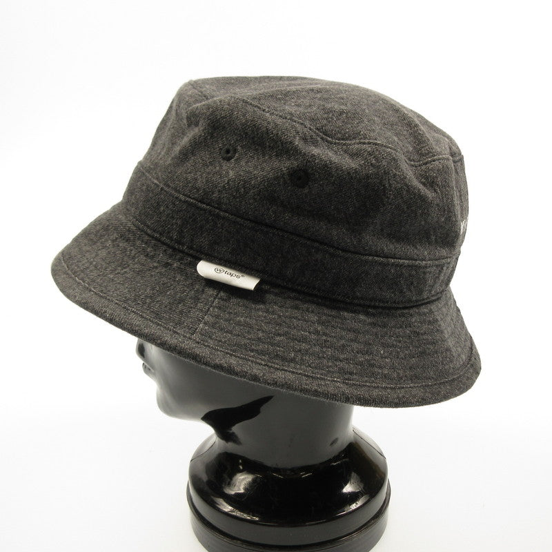 【中古】W)TAPS | ダブルタップス BUCKET 01 / HAT / COTTON. DENIM. SIGN ハット 241HCDT-HT09 グレー