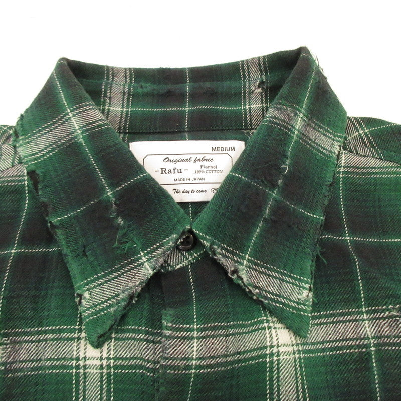 【中古】MIYAGIHIDETAKA | ミヤギヒデタカ STANDARD SHIRT 長袖シャツ RAFU001-23-01 RAFU サイズ:M