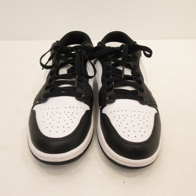 【中古】NIKE | ナイキ AIR JORDAN 1 LOW GREEN GLOW スニーカー 553558-131 ホワイト 26.5cm