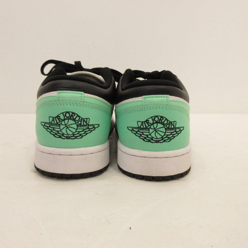 【中古】NIKE | ナイキ AIR JORDAN 1 LOW GREEN GLOW スニーカー 553558-131 ホワイト 26.5cm