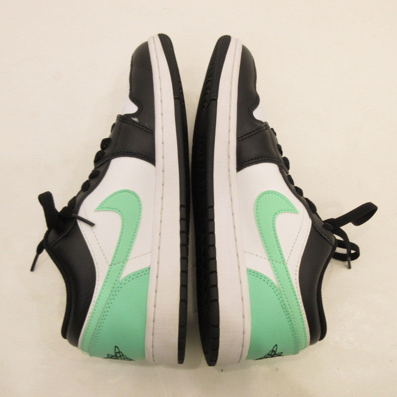 【中古】NIKE | ナイキ AIR JORDAN 1 LOW GREEN GLOW スニーカー 553558-131 ホワイト 26.5cm