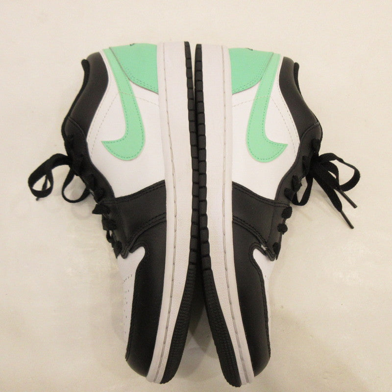 【中古】NIKE | ナイキ AIR JORDAN 1 LOW GREEN GLOW スニーカー 553558-131 ホワイト 26.5cm