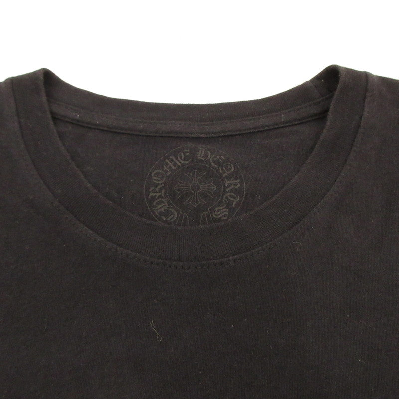 【中古】CHROME HEARTS | クロムハーツ VERTICAL LOGO TEE 半袖Tシャツ 国内正規品 ブラック サイズ:L