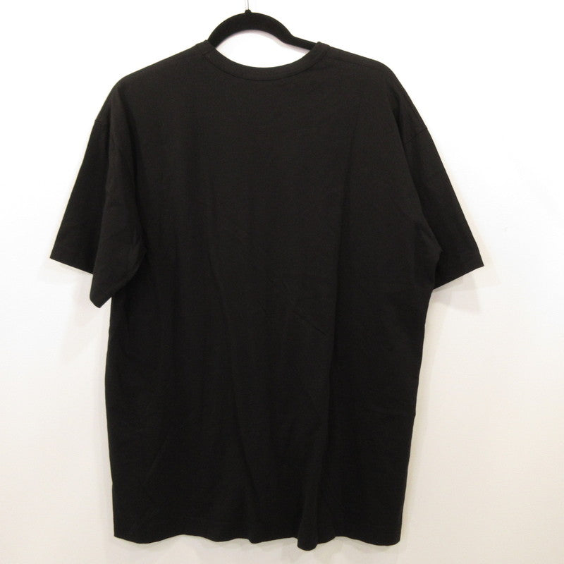 【中古】COMME des GARCONS | コムデギャルソン cotton jersey plain with CDG SHIRT 半袖Tシャツ FI-T017 国内正規品 ブラック サイズ:S