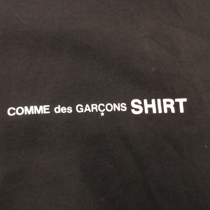 【中古】COMME des GARCONS | コムデギャルソン cotton jersey plain with CDG SHIRT 半袖Tシャツ FI-T017 国内正規品 ブラック サイズ:S
