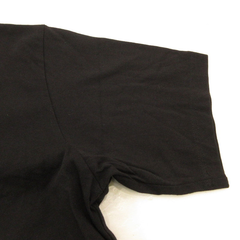 【中古】COMME des GARCONS | コムデギャルソン cotton jersey plain with CDG SHIRT 半袖Tシャツ FI-T017 国内正規品 ブラック サイズ:S