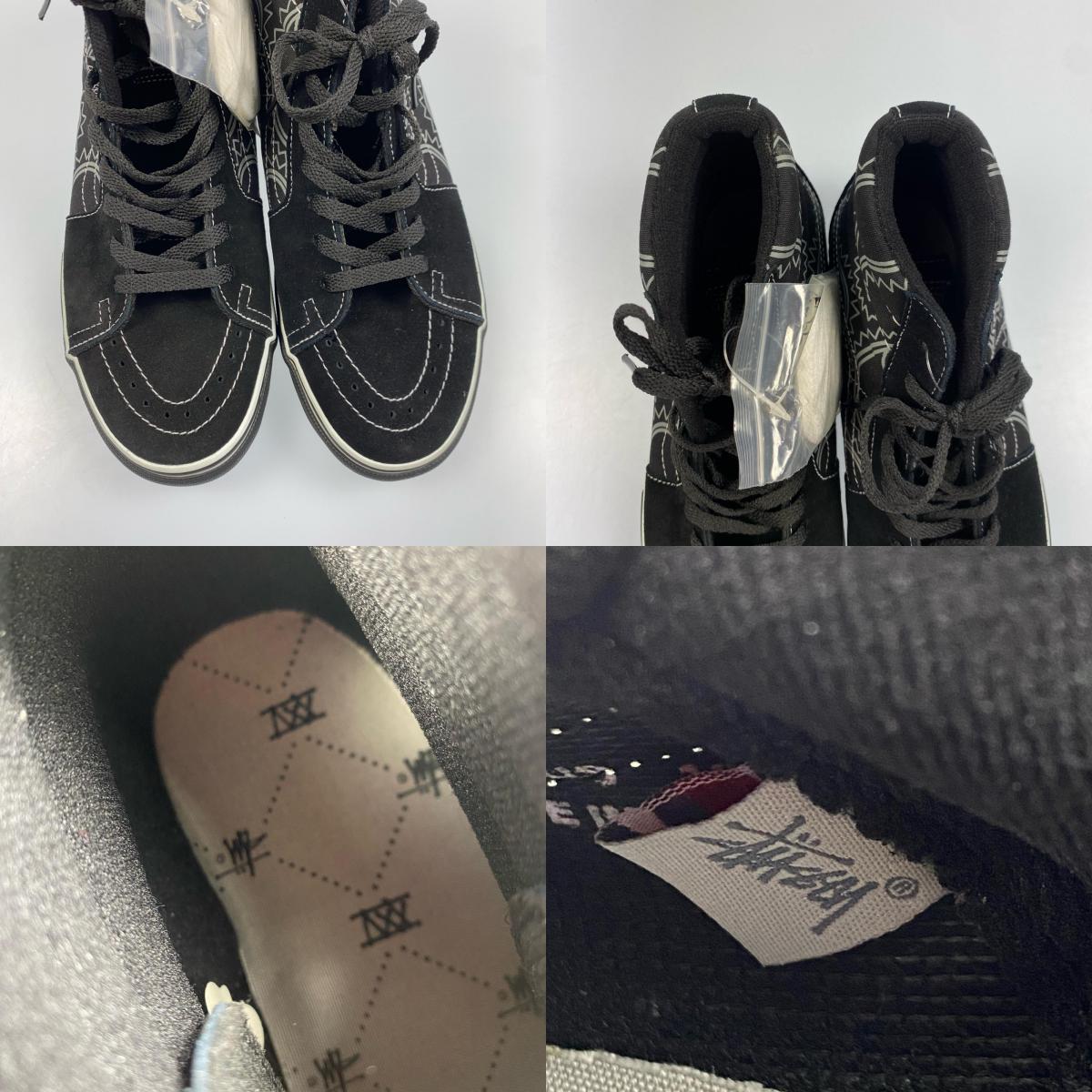 【中古】STUSSY | ステューシー SK8-HI XXV スニーカー 5169676-100 ブラック 28cm