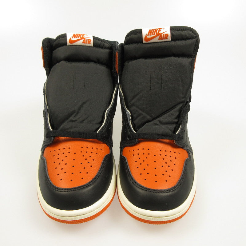 【中古】NIKE | ナイキ AIR JORDAN 1 OG SHATTERED BACKBOARD スニーカー DZ5485-008 オレンジ 27cm