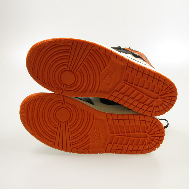 【中古】NIKE | ナイキ AIR JORDAN 1 OG SHATTERED BACKBOARD スニーカー DZ5485-008 オレンジ 27cm