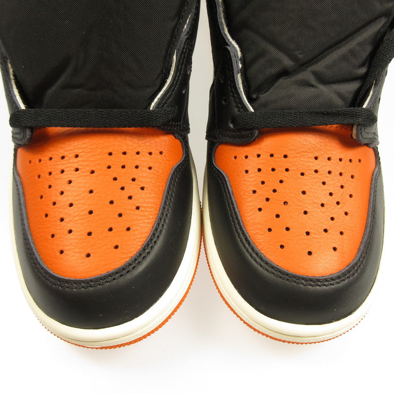 【中古】NIKE | ナイキ AIR JORDAN 1 OG SHATTERED BACKBOARD スニーカー DZ5485-008 オレンジ 27cm