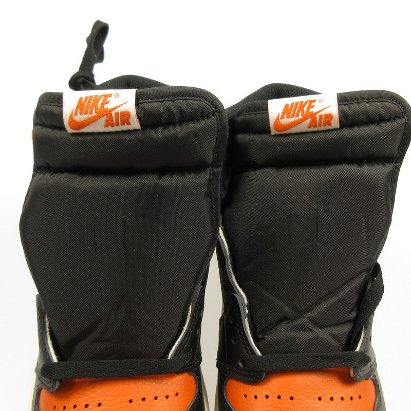 【中古】NIKE | ナイキ AIR JORDAN 1 OG SHATTERED BACKBOARD スニーカー DZ5485-008 オレンジ 27cm