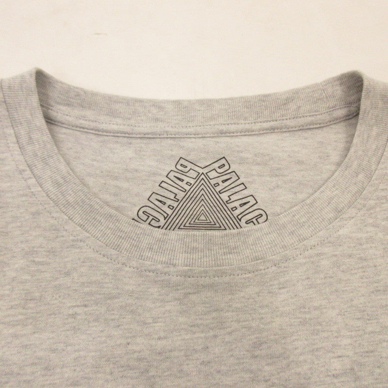 【中古】PALACE SKATEBOARDS | パレススケートボード PAL-ACE BAD APPLE T-SHIRT 半袖Tシャツ グレー サイズ:XXL