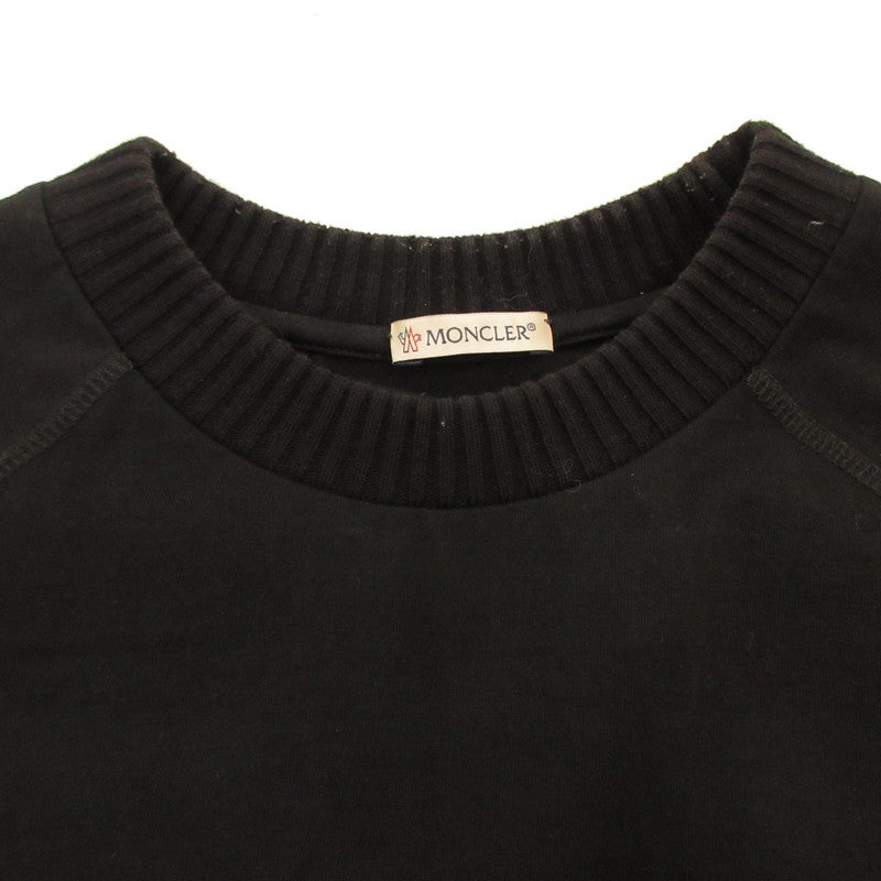 【中古】MONCLER | モンクレール MAGLIA T-SHIRT 半袖Tシャツ C109H8001650 ×OFF-WHITE/並行品 ブラック サイズ:XS