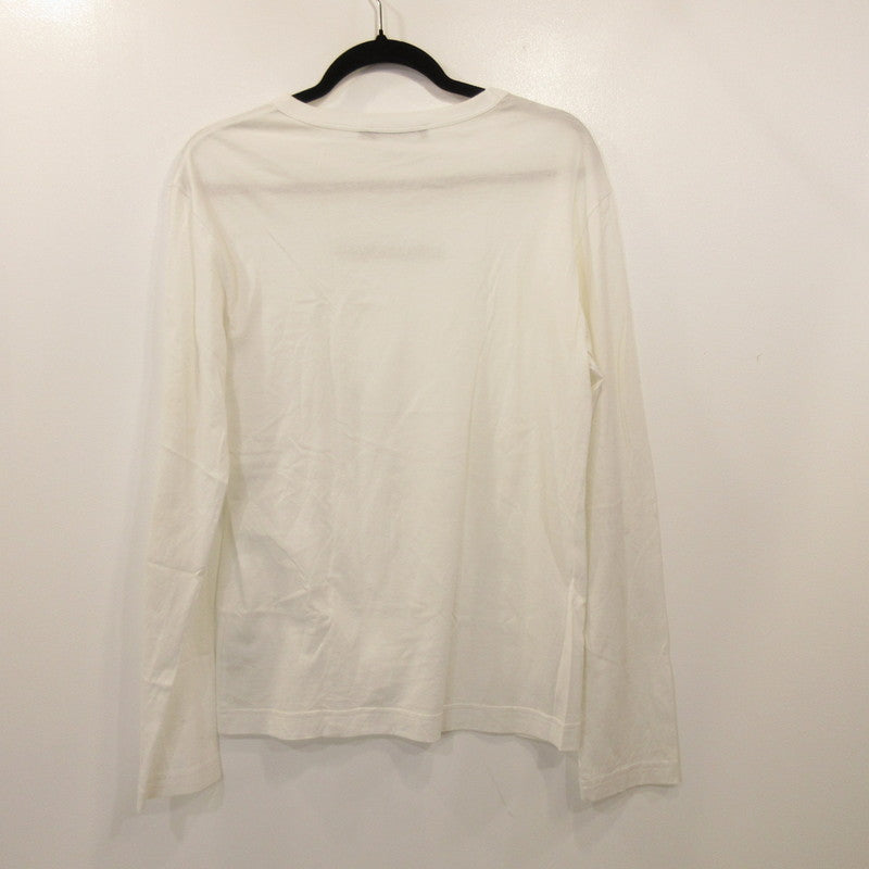 【中古】DOLCE&GABBANA | ドルチェアンドガッバーナ 長袖Tシャツ G8KF6Z FU7EQ ホワイト サイズ:44