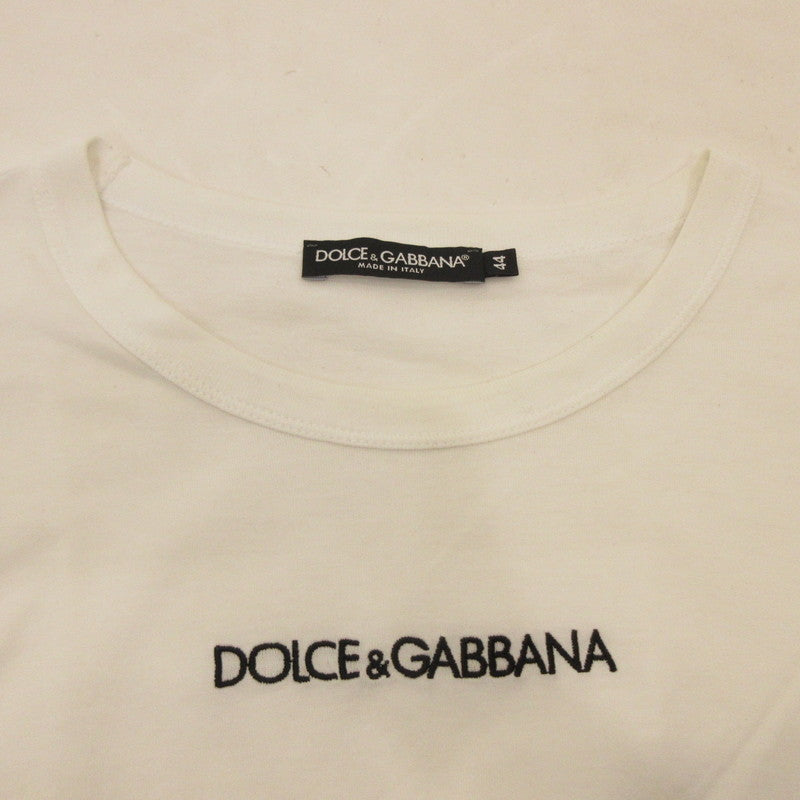【中古】DOLCE&GABBANA | ドルチェアンドガッバーナ 長袖Tシャツ G8KF6Z FU7EQ ホワイト サイズ:44