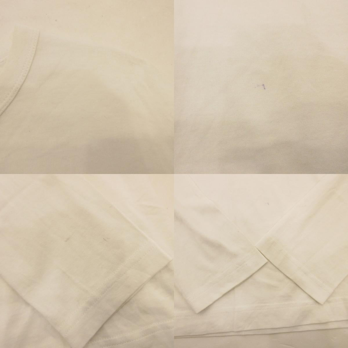 【中古】DOLCE&GABBANA | ドルチェアンドガッバーナ 長袖Tシャツ G8KF6Z FU7EQ ホワイト サイズ:44