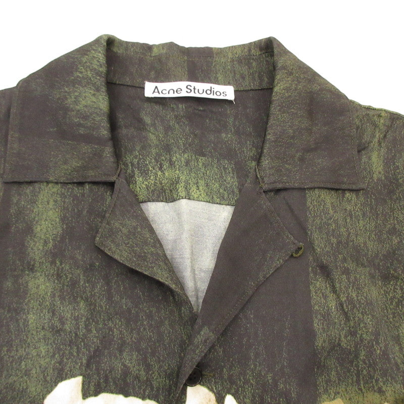 【中古】ACNE STUDIOS | アクネストゥディオズ SIMON FLORAL PRINT SHIRT 半袖シャツ SHIR000403 国内正規品 サイズ:44
