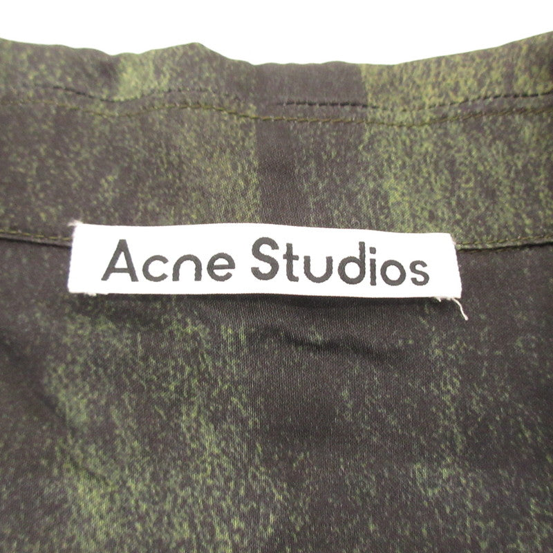 【中古】ACNE STUDIOS | アクネストゥディオズ SIMON FLORAL PRINT SHIRT 半袖シャツ SHIR000403 国内正規品 サイズ:44