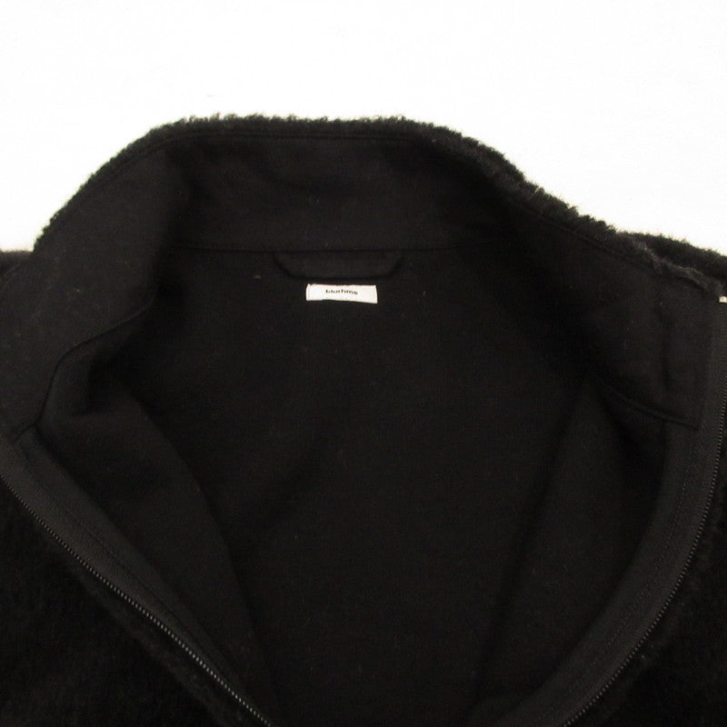 【中古】blurhms | ブラームス Wool Boa Zip Jacket その他アウター BHS20F013 ブラック サイズ:3