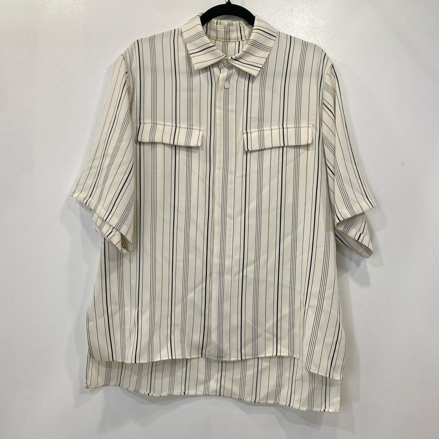 【中古】SISE | シセ STRIPE SHIRTS 半袖シャツ IS-SH-08 2021S/S サイズ:0