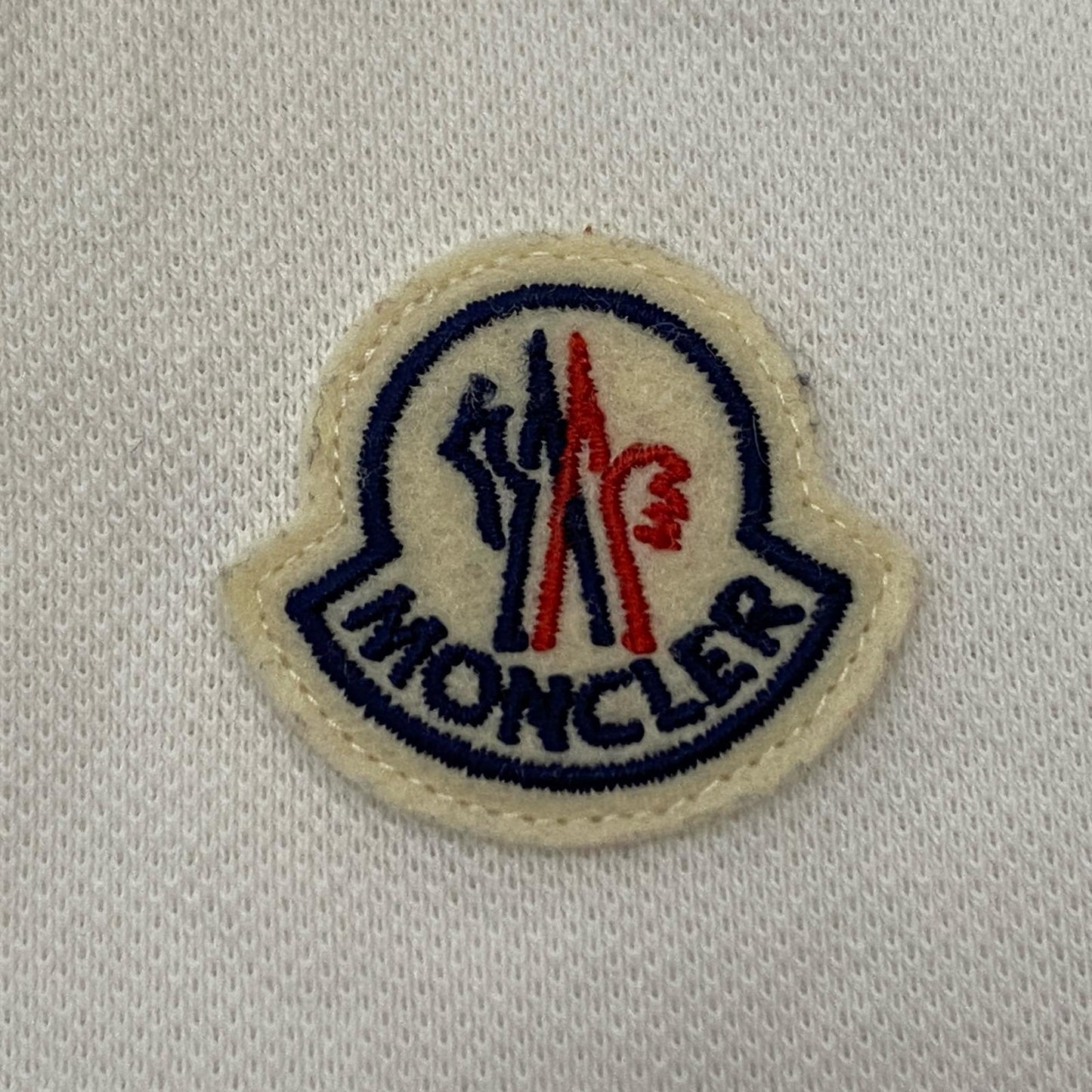 【中古】MONCLER | モンクレール MAGLIA POLO MANICA CORTA ポロシャツ G20918A00014 2021S/S 国内正規品 ホワイト サイズ:S