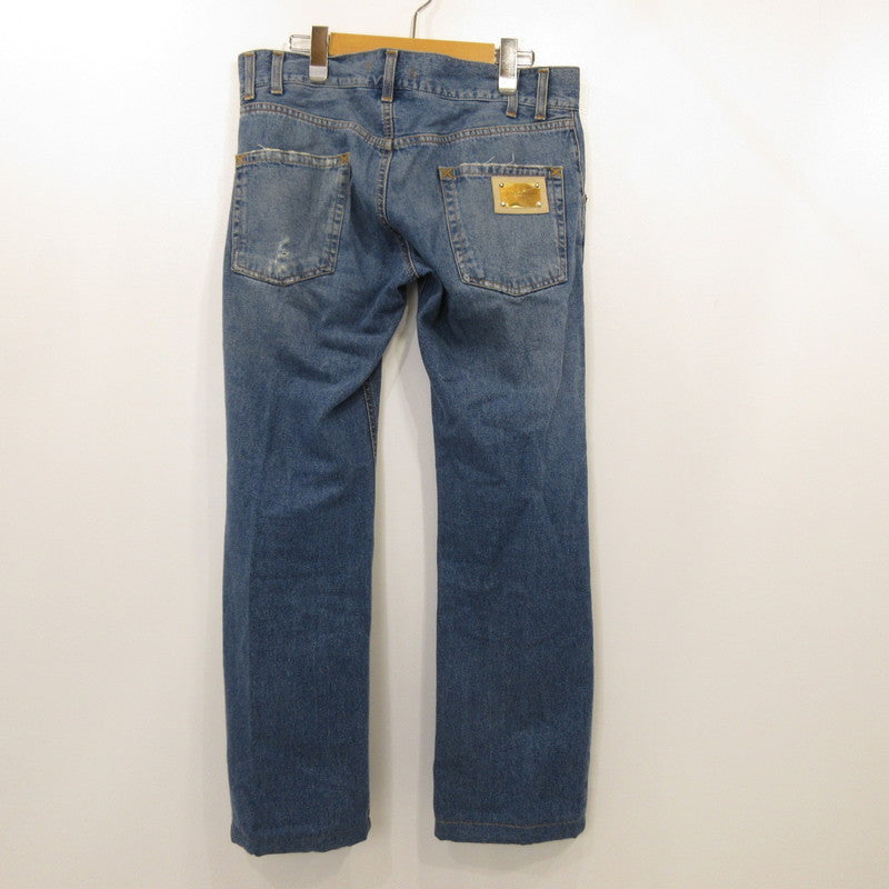 【中古】DOLCE&GABBANA | ドルチェアンドガッバーナ デニムパンツ ZDP71/811N 国内正規品 ブルー サイズ:46