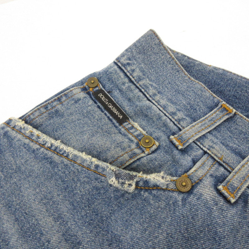 【中古】DOLCE&GABBANA | ドルチェアンドガッバーナ デニムパンツ ZDP71/811N 国内正規品 ブルー サイズ:46