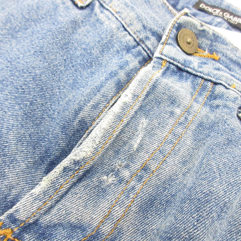 【中古】DOLCE&GABBANA | ドルチェアンドガッバーナ デニムパンツ ZDP71/811N 国内正規品 ブルー サイズ:46