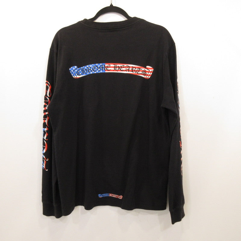【中古】CHROME HEARTS | クロムハーツ PPO US SCRL L/S Tee 長袖Tシャツ ×Matty Boy 国内正規品 ブラック サイズ:L