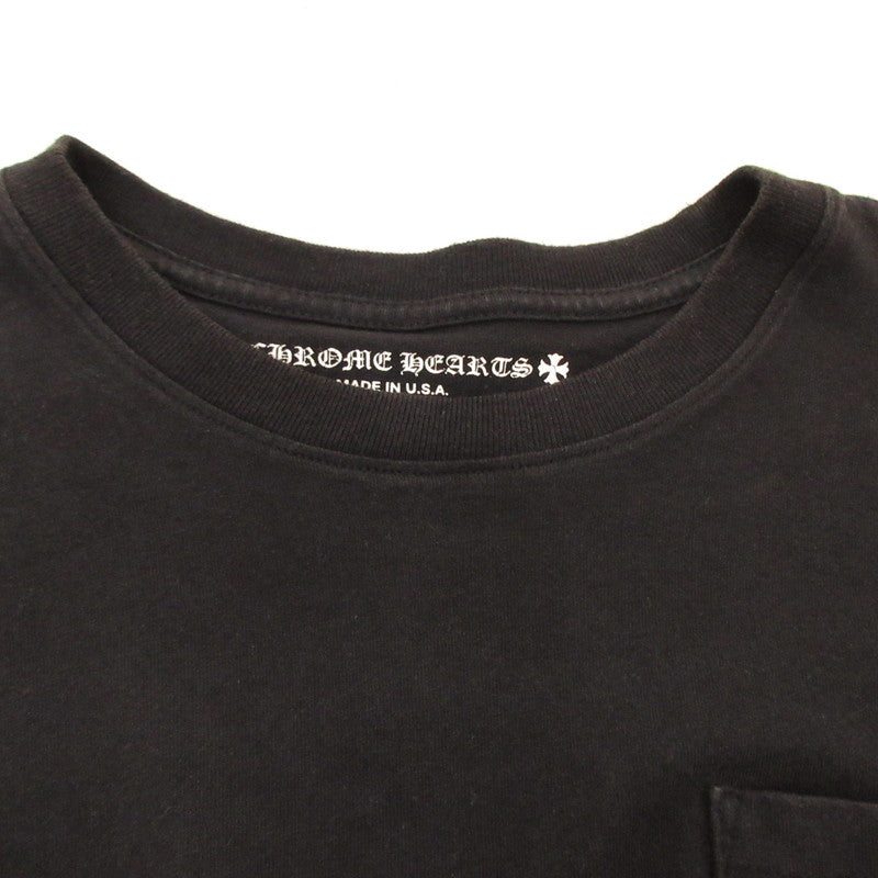 【中古】CHROME HEARTS | クロムハーツ PPO US SCRL L/S Tee 長袖Tシャツ ×Matty Boy 国内正規品 ブラック サイズ:L