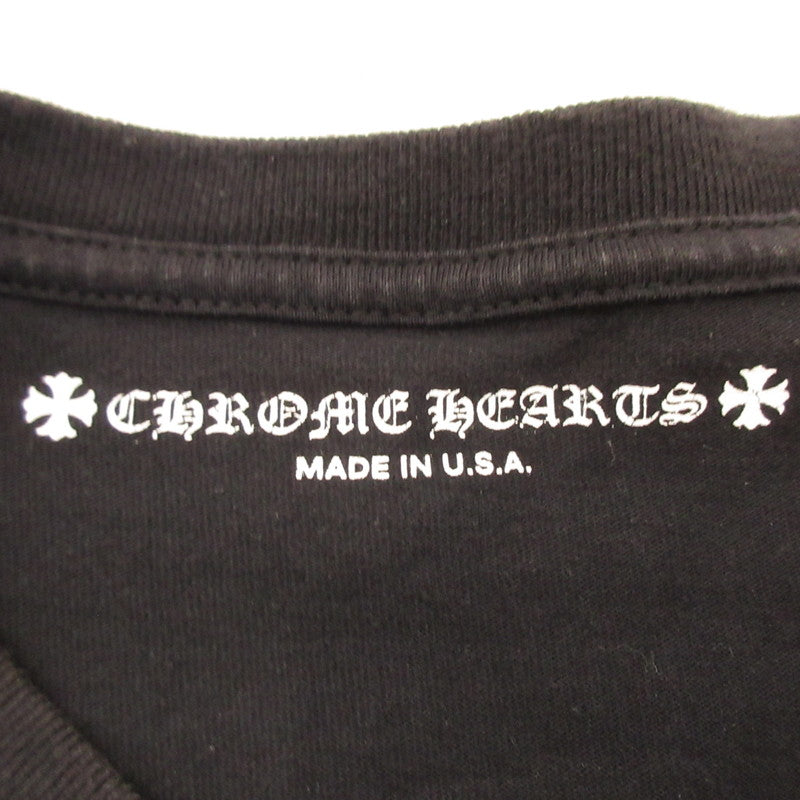【中古】CHROME HEARTS | クロムハーツ PPO US SCRL L/S Tee 長袖Tシャツ ×Matty Boy 国内正規品 ブラック サイズ:L