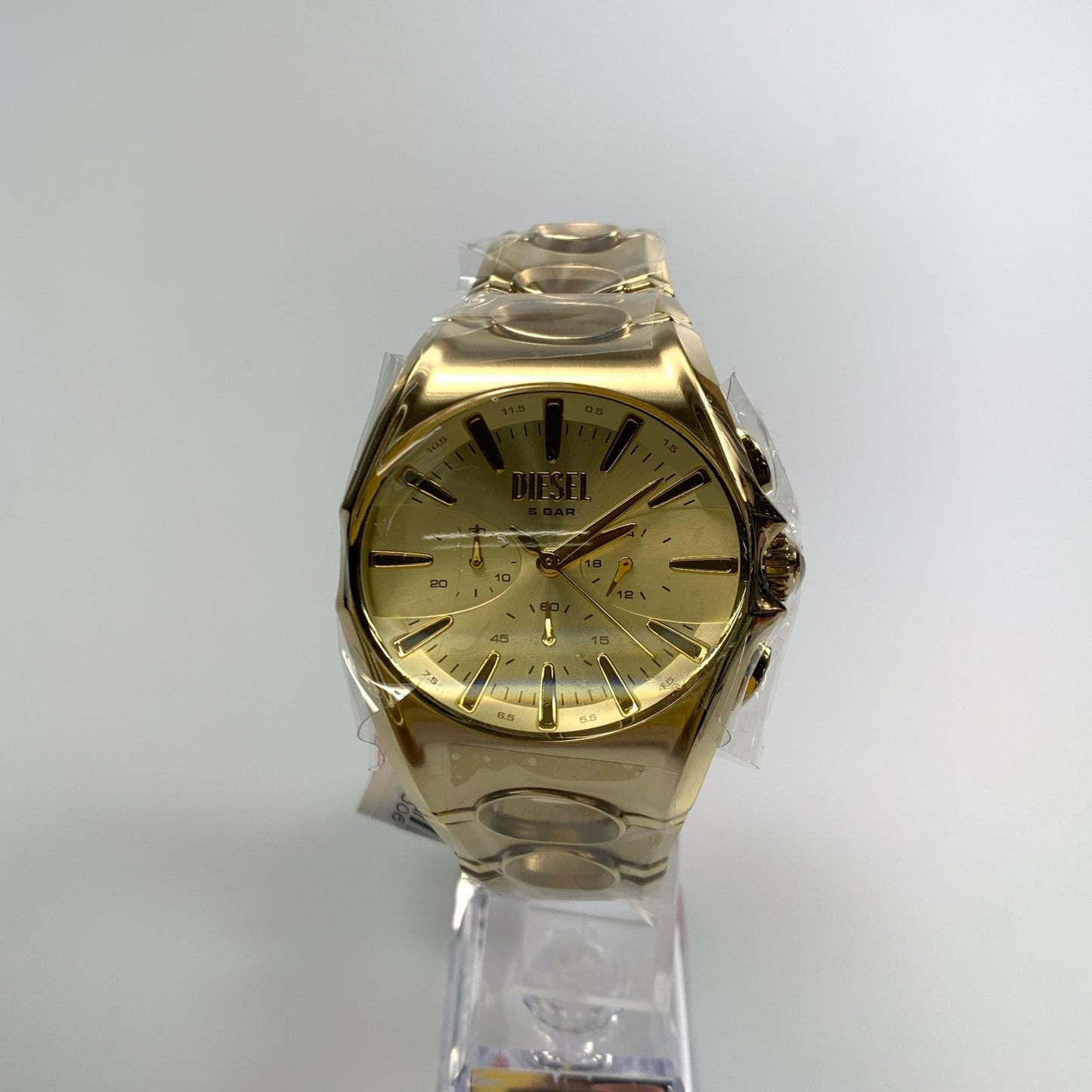 【中古】DIESEL | ディーゼル D-CURVE 腕時計 DZ-4695 ゴールド