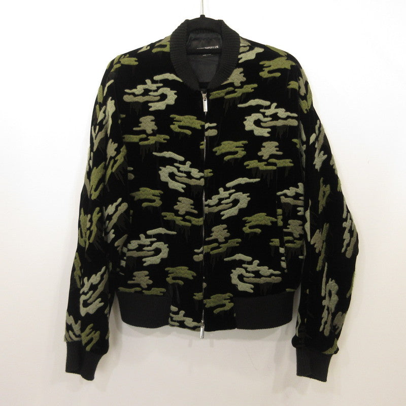 【中古】Emporio Armani | エンポリオ・アルマーニ Velvet Bomber Jacket ミリタリーコート 11R410 11199 サイズ:46
