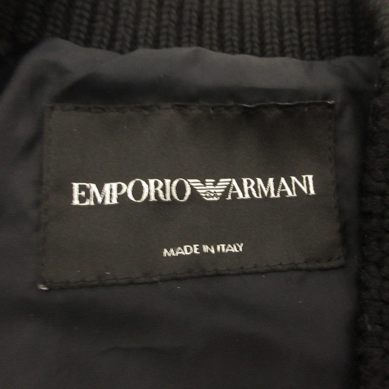 【中古】Emporio Armani | エンポリオ・アルマーニ Velvet Bomber Jacket ミリタリーコート 11R410 11199 サイズ:46