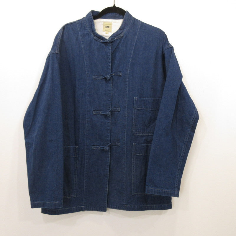 【中古】FOB FACTORY | エフオービーファクトリー 9oz DENIM KUNG-FU JKT デニム F2435 ブルー サイズ:M